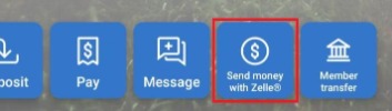 Send money with Zelle icon