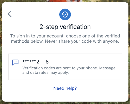 2 step verification